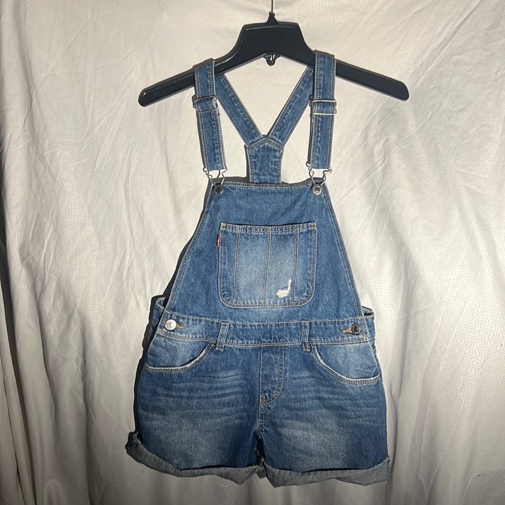 Levi’s Denim Shortalls Big Girls 14